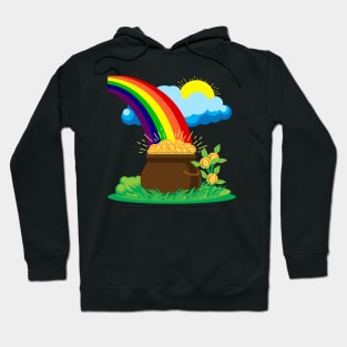 Bitcoin, Rainbow, Pot, Gold, Goblin, Legend, Money Hoodie